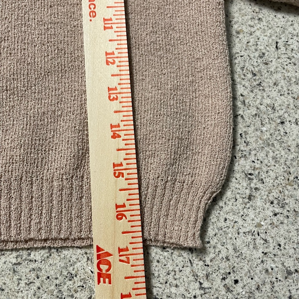 Cotton On Women’s Snap On Crop Sweater in Beige -Sz S - Picture 10 of 10